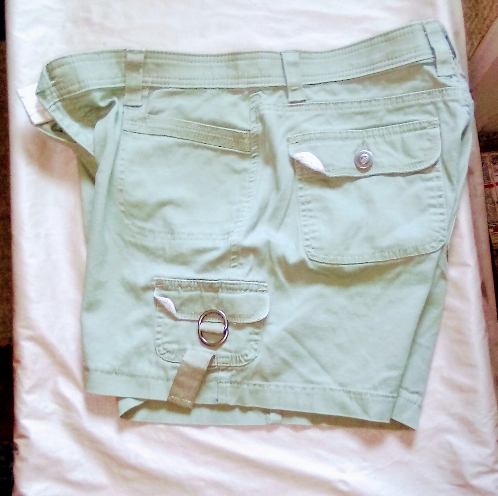 Lee's Green Cargo Shorts, Size 12